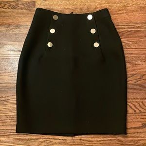 Pencil Skirt with Button Detail - LIKE NEW ⭐️
